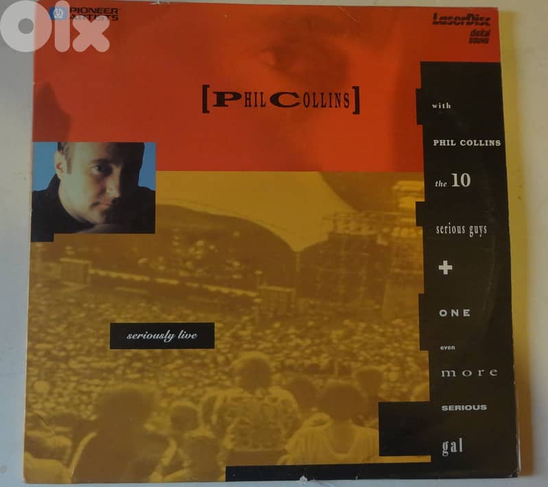 Phil Collins – Seriously Live laserdisc 0