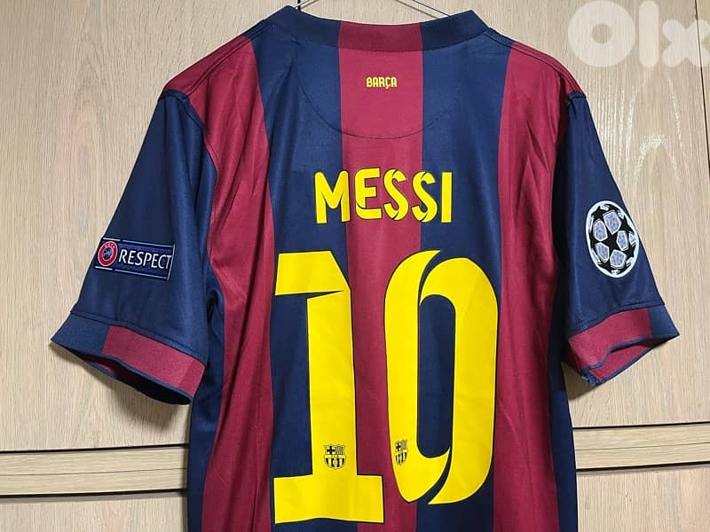 Barcelona messi final berlin 2014/15 special edition nike kit 1