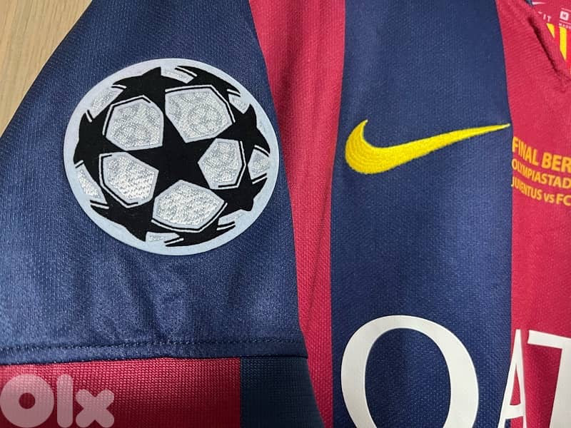 Barcelona messi final berlin 2014/15 special edition nike kit 3