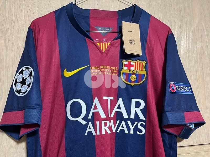 Barcelona messi final berlin 2014/15 special edition nike kit 7