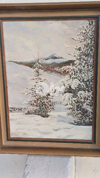 لوحة رسم زيتي 2