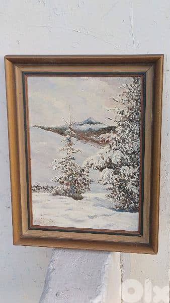 لوحة رسم زيتي 4