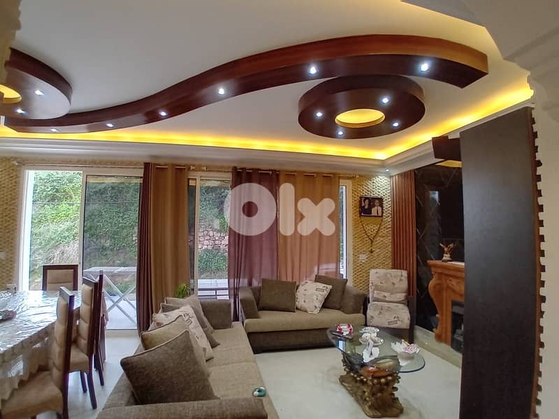 Fully Furnished and Equipped Apartment in Baabda 20 Sqm Terrace 0
