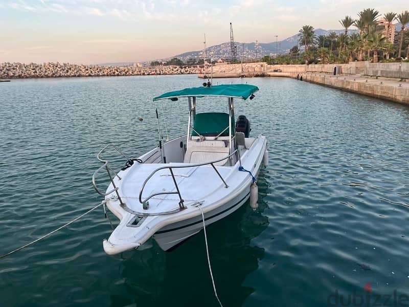 Fishing boat center console 1