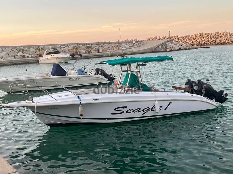 Fishing boat center console 3