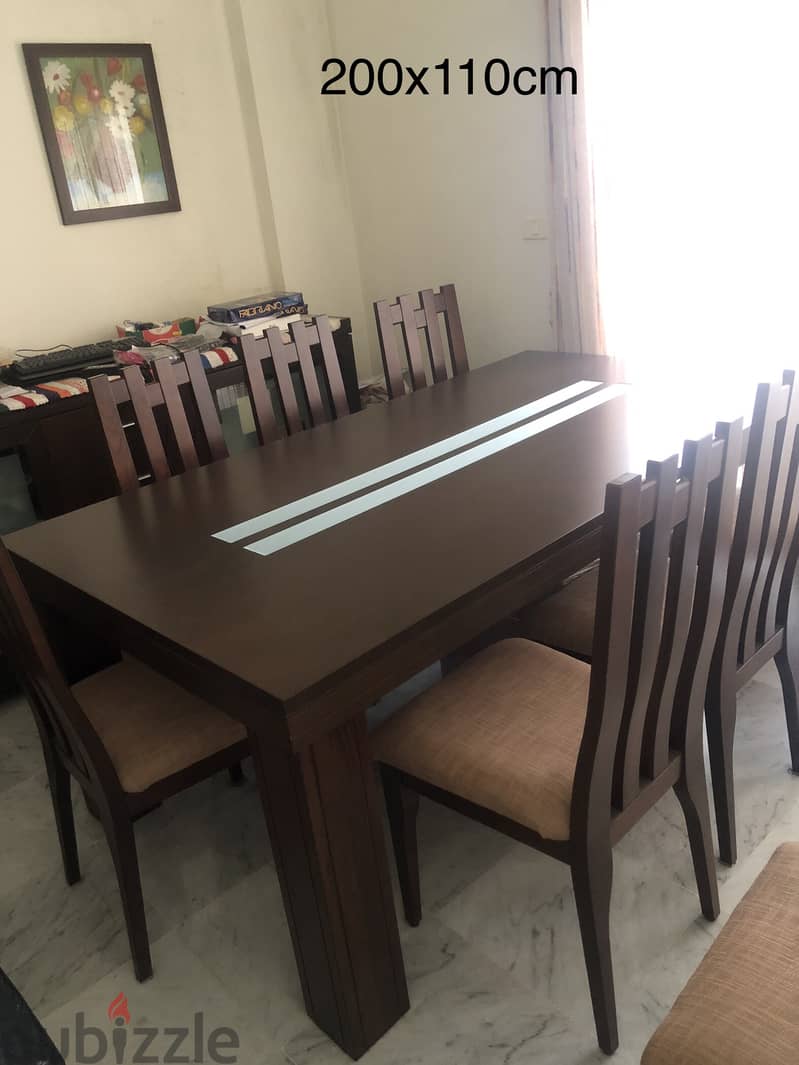 -غرفة سفرة كاملك خشب رائعة veronica 0