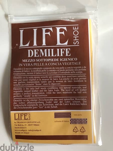 Leather insoles and Half-insoles made in Italy 2