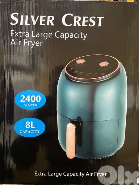 Silvercrest airfryer قلاية البطاطس ودجاح ولحوم 0