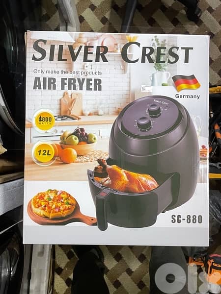 Silvercrest airfryer قلاية البطاطس ودجاح ولحوم 2