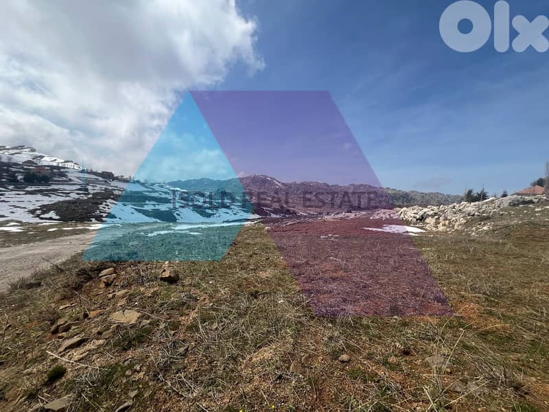 Near Laklouk Ski Resort, land+open view 4 sale in Laklouk - لقلوق 0