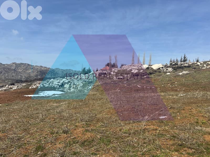 Near Laklouk Ski Resort, land+open view 4 sale in Laklouk - لقلوق 2