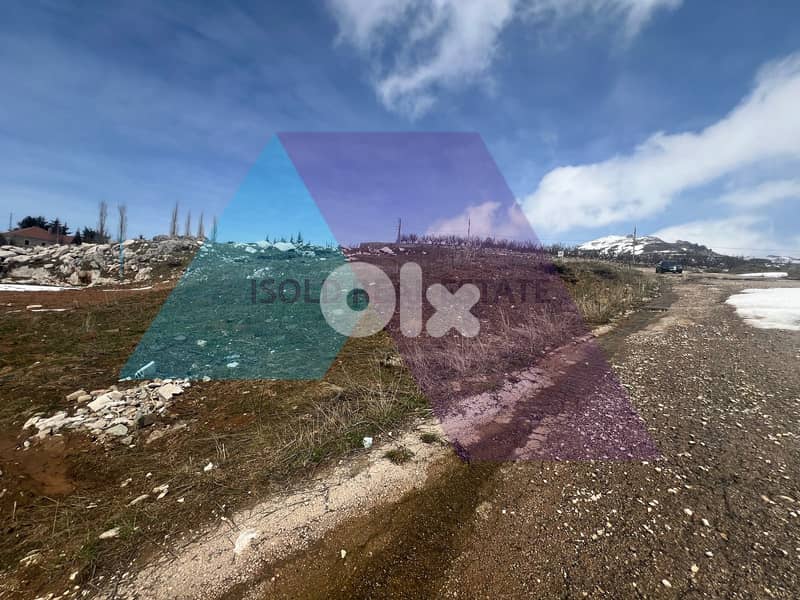 Near Laklouk Ski Resort, land+open view 4 sale in Laklouk - لقلوق 3