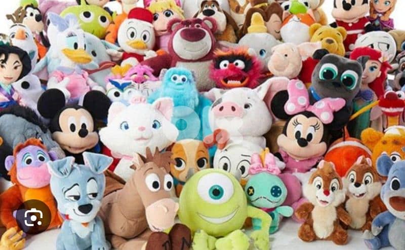 Huge collection of plush toys 0