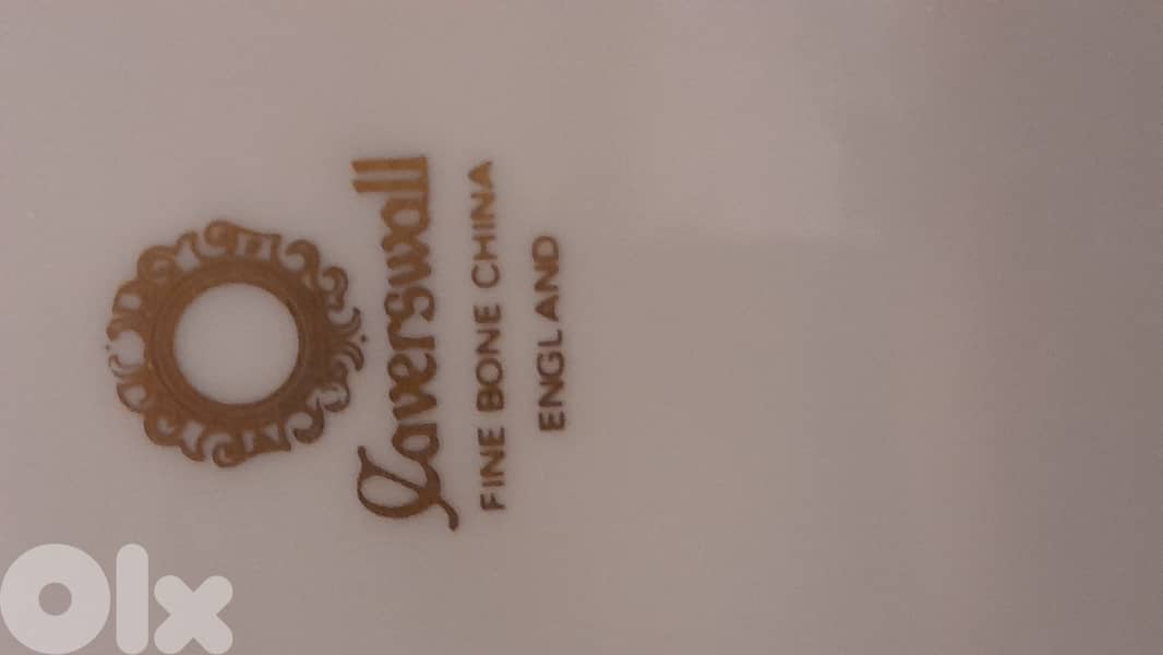 Caverswall English Chinaware set, gold plated with platinum 3