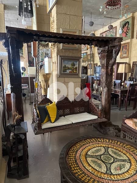 solid wood teak massef swing 0