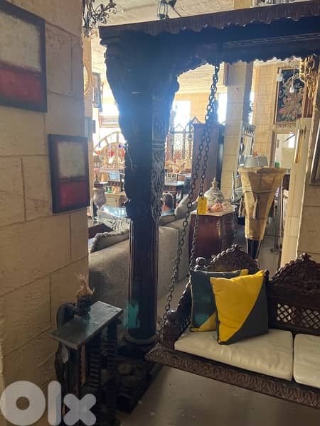 solid wood teak massef swing 3