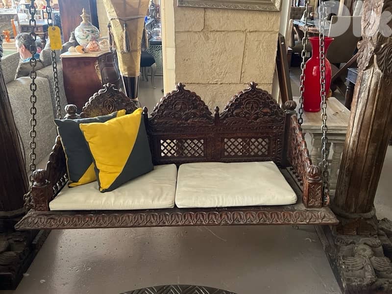 solid wood teak massef swing 4