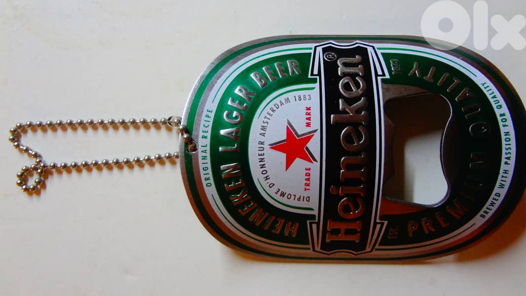 Heineken promotionnal metal bottle cap opener 1