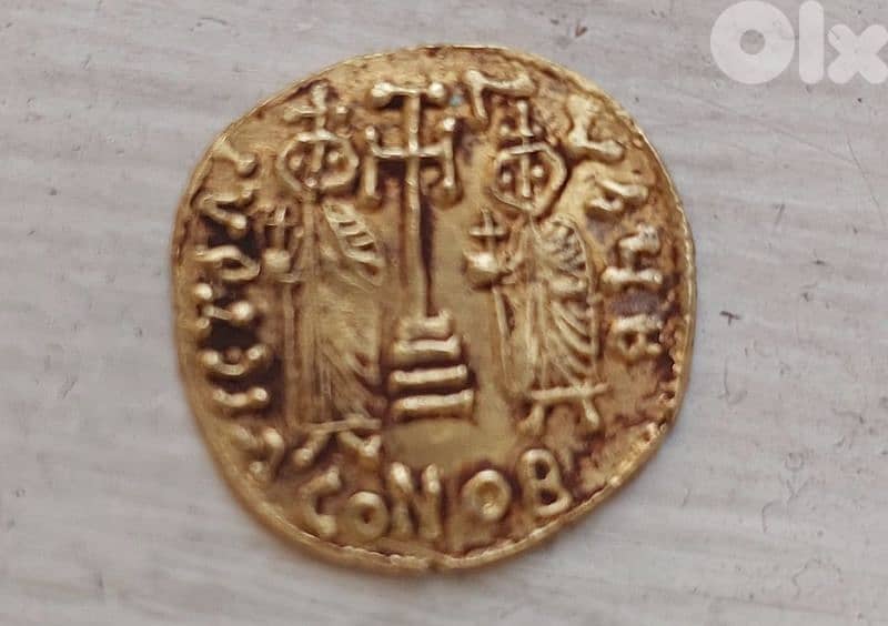Constantine IV Emperor Byzantine Gold Solidus coin weight 4.23 grams 1