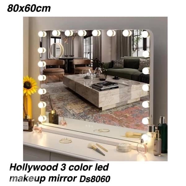 brand new Hollywood 3 color led makeup mirror Ds8060 0