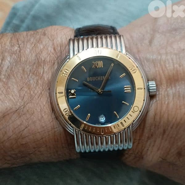 boucheron relflet solis gold& steel 37m 0