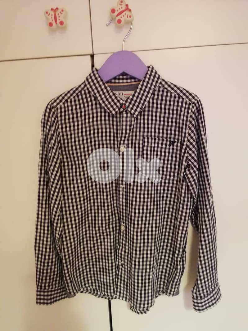 Minoti Shirt and Cardigan 1