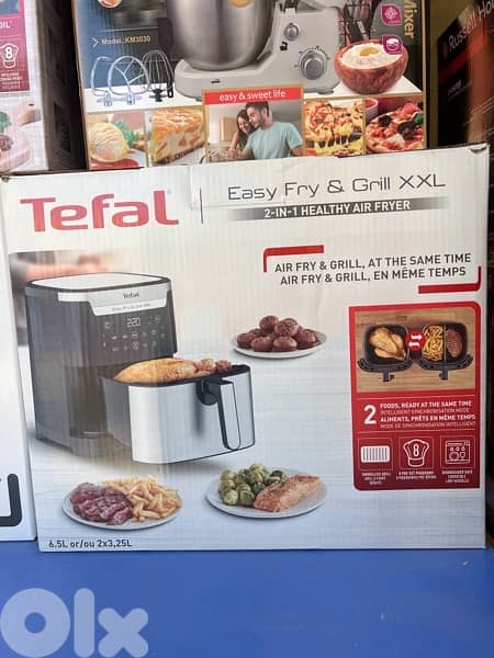 tefal easy fry XXL air fryer 2 in 1 1