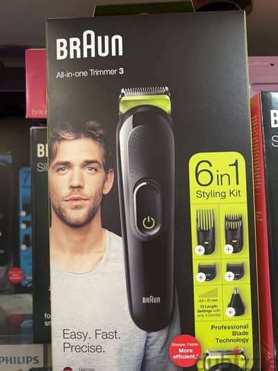 Braun 6 in 1 Trimmer Kit 5 Attachments
