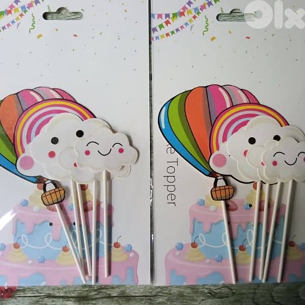 colorful rainbow birthday decoration 1