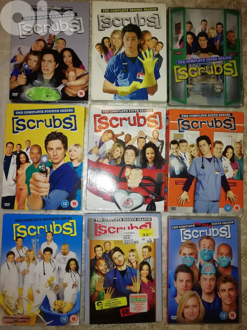 Scrubs complete 9 seasons on original dvds 0