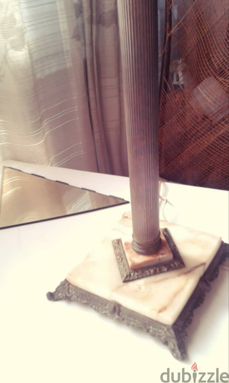 Bronze Marble Lamp 1