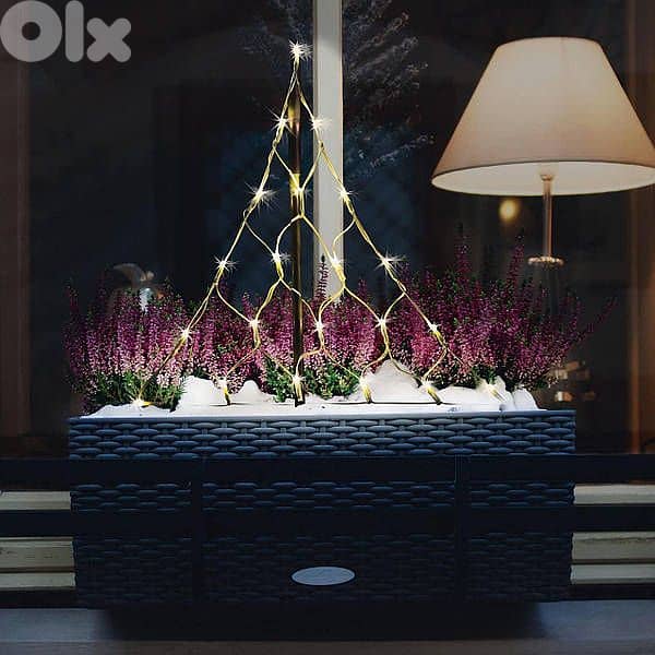 decorative led light with metal stand 0