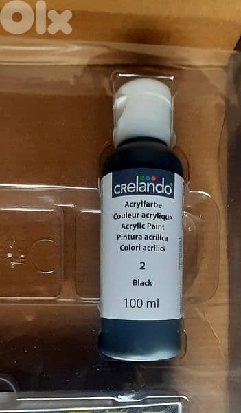 CRELANDO - drawing set of chalk pastels and acrylic paint4$ delivery 8