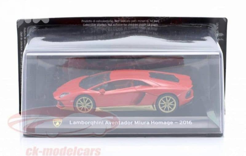 Lamborghini Aventador Miura Homage(2016)  diecast car model 1;43 5