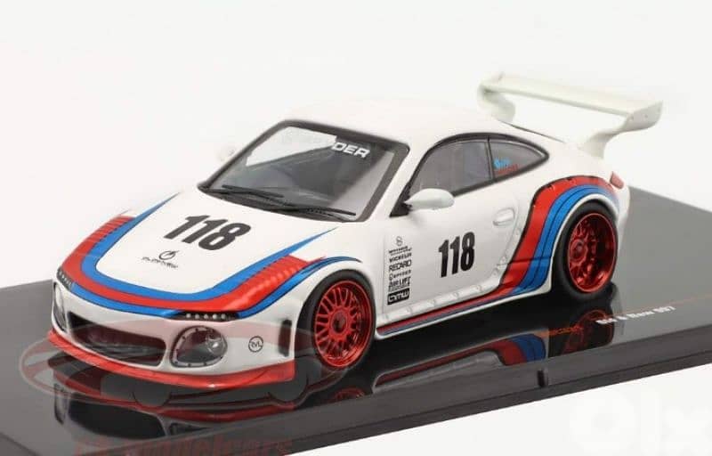 Porsche 997 (Old & New) diecast car model 1;43 1