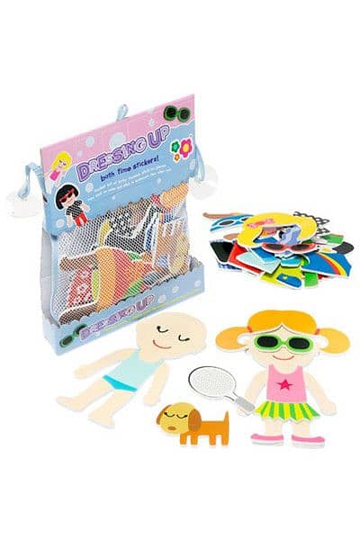 bath time stickers dressing up 0