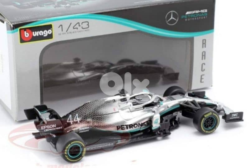 L. Hamilton Mercedes AMG W10 EQ (2019) diecast car model 1;43. 4