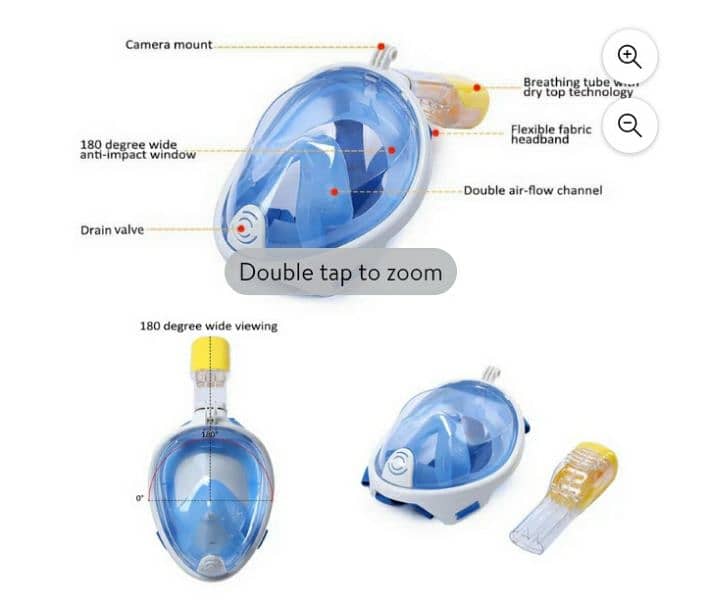 FLYBOO REVOLUTIONARY full dry snorkeling Mask/ 4 $ delivery 5