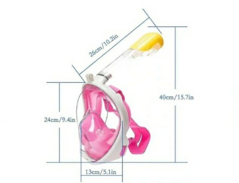FLYBOO REVOLUTIONARY full dry snorkeling Mask/ 4 $ delivery 7