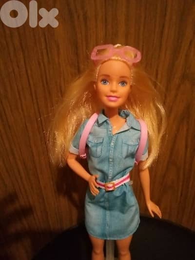 Barbie TRAVEL&PUPPY PLAY FASHIONISTAS great doll+her bag without Puppy