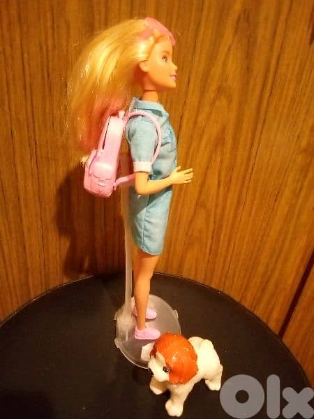 Barbie TRAVEL&PUPPY PLAY FASHIONISTAS great doll+her bag without Puppy 2