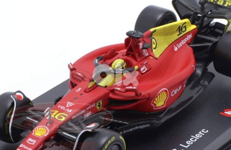 Charles Leclerc F1-75 (2022) diecast car model 1;43. 5