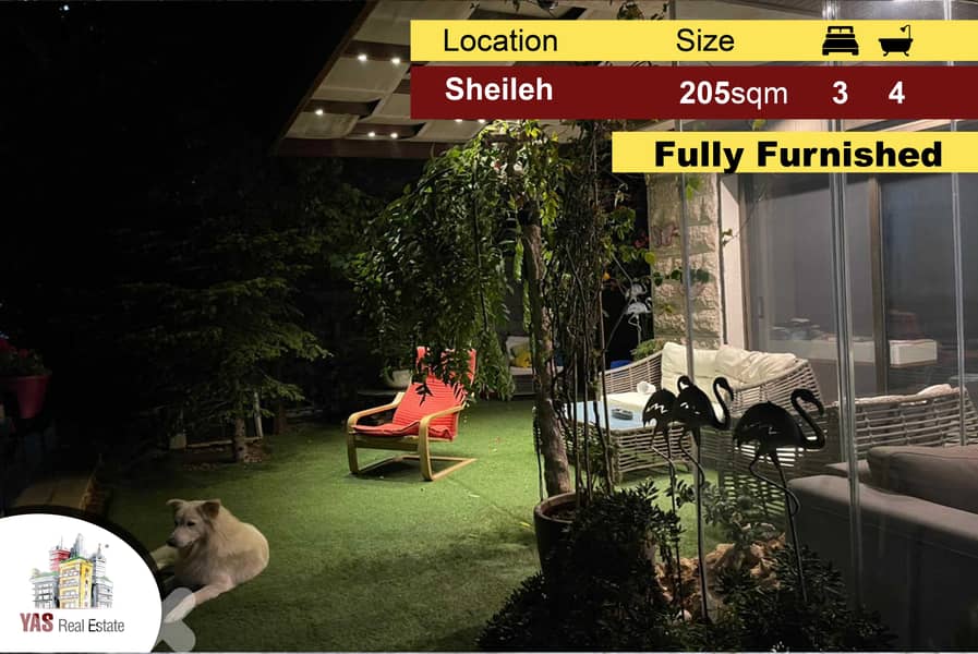 Sheileh 205m2 | 100m2 Garden | Fully Furnished | Private Entrance | MY 0