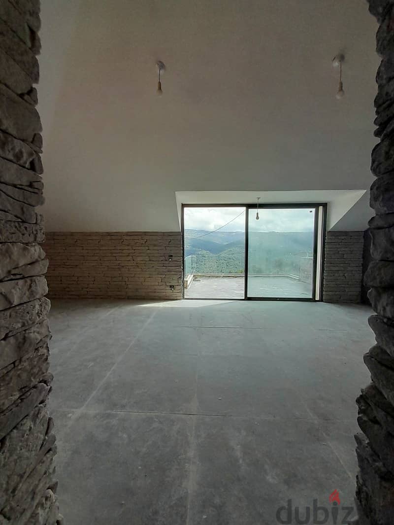 PAYMENT FACILITIES- Rooftop in Oyoun Broumana with View & Terrace 0