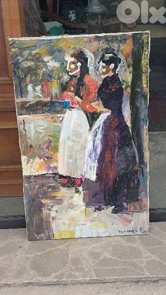 لوحة رسم زيتي 1