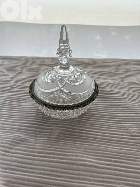 Bonbonnière Crystal & Solid Silver 0