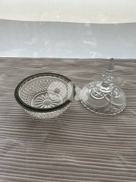 Bonbonnière Crystal & Solid Silver 1