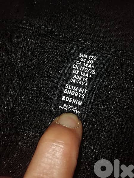 denim slim short jeans new from sweden 2