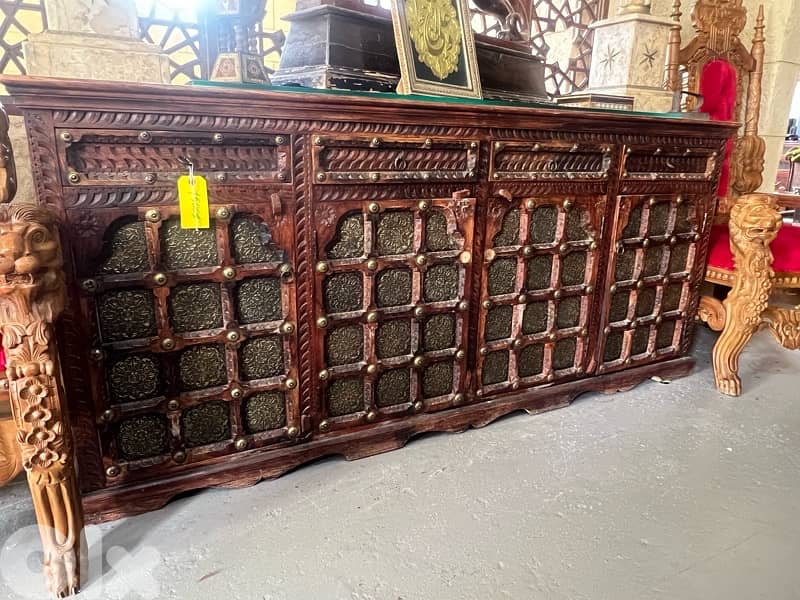 solid wood teak maseef dersoir with copper 8