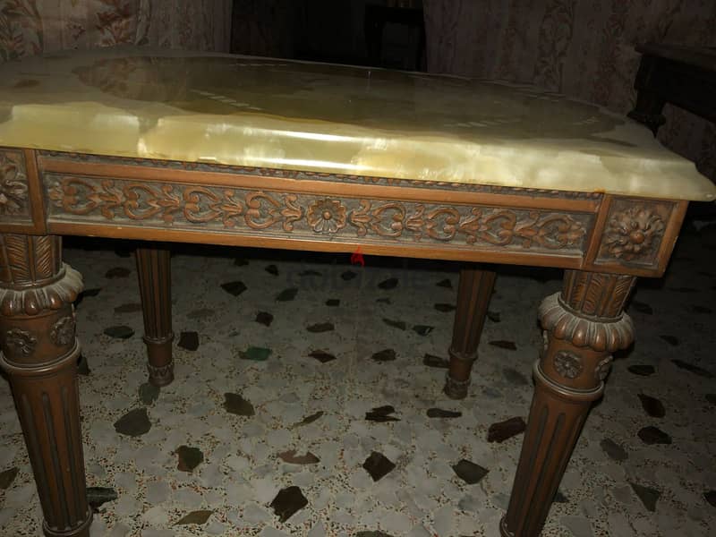 Difficult to replicate woodcrafted furniture in Tripoli 1972 1